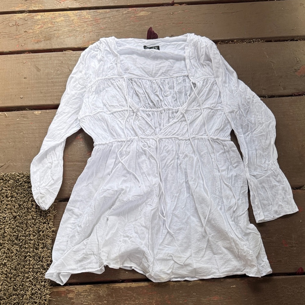 J. Crew White Blouse